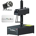 ComMarker B4 20W JPT Mopa Fiber Laser Engraving Machine with Rotary Axis,Support Lightburn Laser Engraver with 2Lens,2in1 Desktop Handheld Color Marking Machine for Stainless Steel,Ring,Tumbler