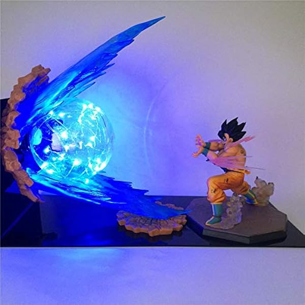 Dragon Ball Z Goku Lampara 3d Ninos Bebe Luz De Noche Led Anime Dbz Super Figura