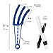 Mcesteron - Window Blind Cleaner Duster Tools Complete with 5 Microfiber Sleeves and a 2-in-1 Track Brush for Cleaning Vertical Venetian Mini Blinds Faux Wood Plantation Shutters