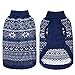 HOMIMP Dog Sweater Argyle - Warm Sweater Winter Clothes Puppy Soft Coat, Ugly Dog Sweater for Small Medium and Large Dogs, Pet Clothing Boy Girl