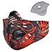 Pioneeryao Sport Dust Mask Cycling Running Outdoor Face Mask Starter Training Mask for Men and Women (Red)