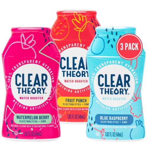 Clear Theory Water Flavoring Drops, Electrolytes Drink Mix, Water