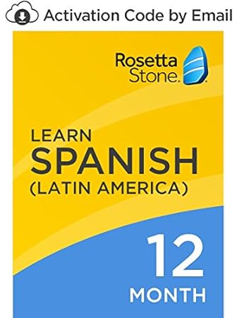 Rosetta Stone: Learn Spanish (Latin America) for 12 months on iOS, Android, PC, and Mac - mobile & online access [PC/Mac Online Code]