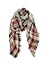 Cozy Tartan Blanket Scarf Wrap Shawl Neck Stole Warm Plaid Checked Pashmina Black Claret
