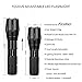 Led handheld Flashlight Super Bright LED Tac Flashlight, 1000 Lumen 5 Modes Zoomable Adjustable Focus With Rechargeable 18650 Battery and Charger, Water Resistant Torch for Outdoors