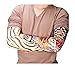 SHINA Hot Lot 6 Pcs Temporary Fake Slip On Tattoo Arm Sleeves Kit M Skull Ghost Devil Holloween