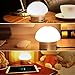 Jelly Comb 6-port USB Charging Station 30W/6A Desktop Charger LED Desk Bedside Lamp Touch Control for Phones Pads 3-Level Romantic Dim Soft Lighting