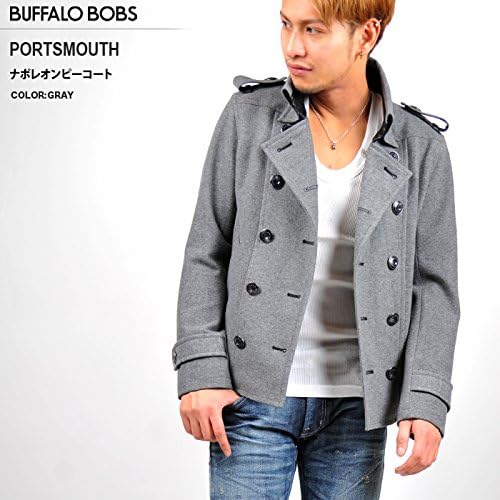 Amazon Buffalobobs バッファローボブズ Portsmouth ポーツマス ナポレオン ポンチ ピーコート グレー 05 ブラック 09 キャメル 64 新入荷 キャメル 64 L 03 バッファローボブズ バッファローボブス Buffalo Bobs 公式サイト メンズ コート ジャケット 通販