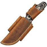 Handmade Rugged leather Sheath for ESEE 4 Knife, ESEE 4 leather sheath, knife sheath for belt,Vertical knife sheath