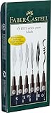 Pitt Artist Pens - Wallet Set of All 6 Pen Styles in Black