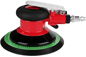 Valianto 6" Professional Air Random Orbital Palm Sander, Heavy Duty Dual Action Pneumatic Sander