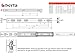 10 Pack Berta Full Extension Soft/Self Close Ball Bearing Side Mount Drawer Slides 18-Inch 100Lb Load Rating (10 Pairs)