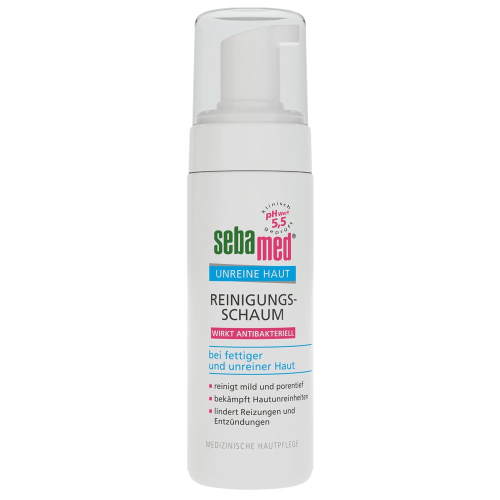 Sebamed Unreine Haut Reinigungsschaum, Gesichtsreinigung bei fettiger und unreiner Haut, ohne Mikroplastik,150 ml 3