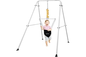 Abdtech Johnny Baby Jumper with Stand: for Babies 6-24 Months - Baby Door Jumpers for Indoor & Outdoor - Easy to Assemble Infant Jumper Doorway - Portable Baby Jumper for Boys & Girls
