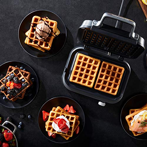 Calphalon Intellicrisp Belgian Waffle Maker with LED Display Timer and