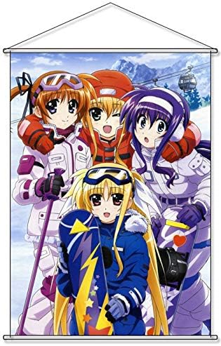 Amazon 魔法少女リリカルなのは B2タペストリー フェイト テスタロッサ 高町なのは アリサ バニングス 月村すずか 51 5cm 72 8cm アニメ 萌えグッズ 通販