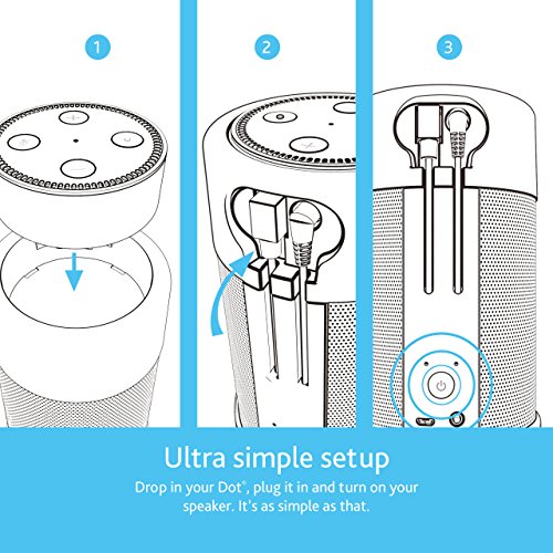 Wireless Battery Speaker for Amazon Echo Dot 2nd Generation