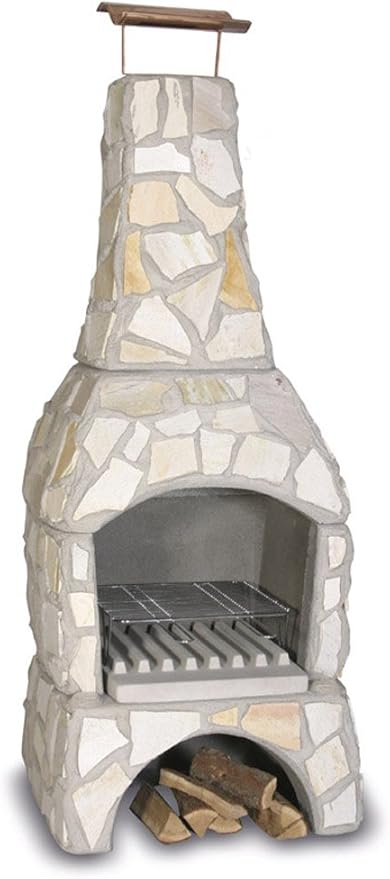 Wellfire Landau Quarzit Gartengrillkamin Amazon De Garten