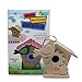 SadoCrafts Paint Your Own Birdhouse - Fun, Interactive, Educational, DIY Wood Arts and Crafts Kit for Kids