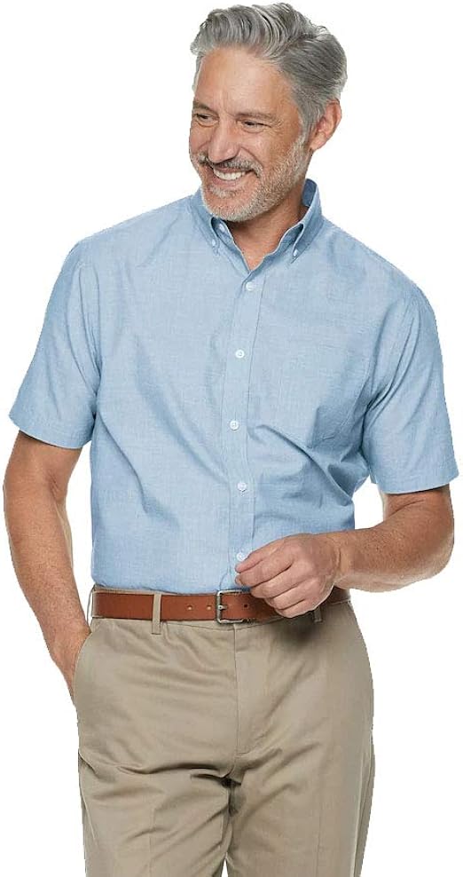 Croft & Barrow Men's ClassicFit EasyCare ButtonDown Shirt at Amazon