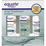 Equate 3-Step Acne Treatment System + Mask by Equate