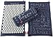 Midnight Blue Hemp Acupressure Massage Mat with carry-bag