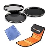 49MM Filter,K&F Concept Neutral Density ND2 ND4 ND8 ND Lens Filter Set for digital Camera ony Alpha A3000 Sony NEX-3 NEX-5 NEX-5N NEX-6 NEX-7