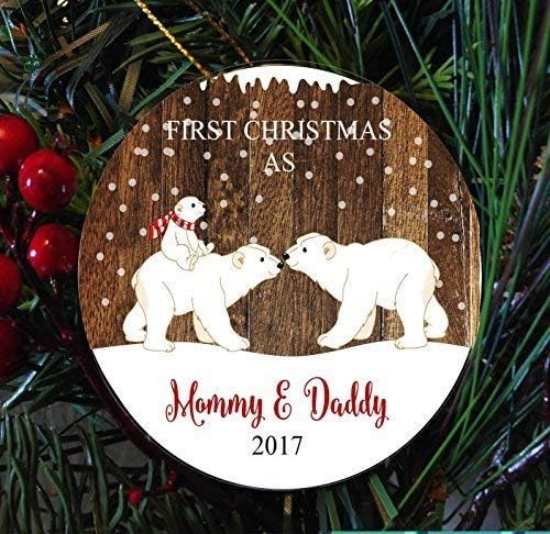 first christmas as mommy and daddy ornament
