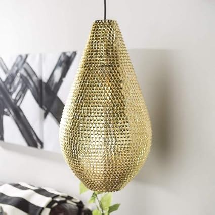 Amazon Com We Furniture Azip20drogl Moroccan Style Pendant Light