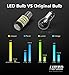LUYED 1157 LED Bulb Backup Reverse 3400 Lumens 1157 2057 2357 7528 LED Light Bulbs with Projector for Signal Tail Brake Lights,Xenon White,Pack of 2