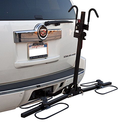 Upright Heavy Duty 2 Bike Bicycle Hitch Mount Carrier Platform Rack Truck