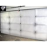 NASA Tech White Reflective Foam Core 2 Car Garage Door Insulation Kit 16FT (WIDE) x 8FT (HIGH) R Value 7.5 Made in USA New and Improved Heavy Duty Double Sided Tape (ALSO FITS 16X7)