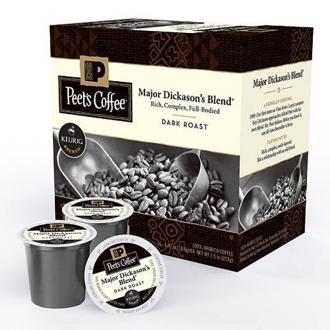 Peet's Coffee Major Dickason Blend Single Cup Coffee for Keurig K-Cup Brewers 120 count ,Peet-jrjt