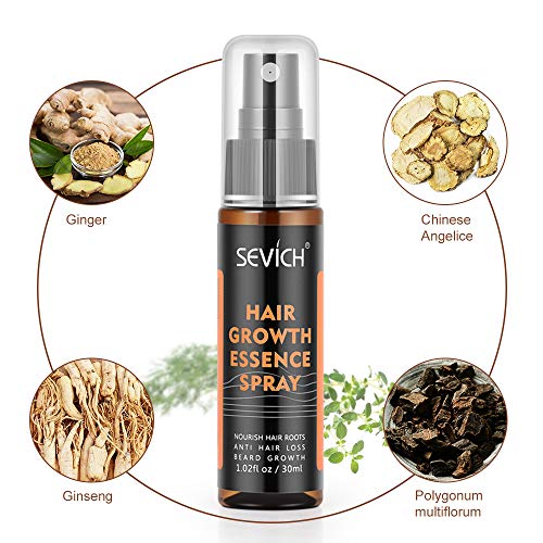 Hair Regrowth Spray, Anti Hair Loss, Thinning, Balding, Natural Ingredients Hair Regrowth Treatment for Stronger, Thicker, Longer Hair Grow,Repair Hair Follicles, All Hair Types, Men and Women