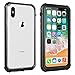 iPhone X Waterproof Case, Vapesoon Waterproof Shockproof Snowproof Clear Slim Armor Case for iPhone X (Black)