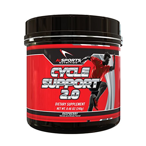 AI Sports Nutrition Cycle Support Tub, 60 Serving, Raspberry Flavor, 240 Gram