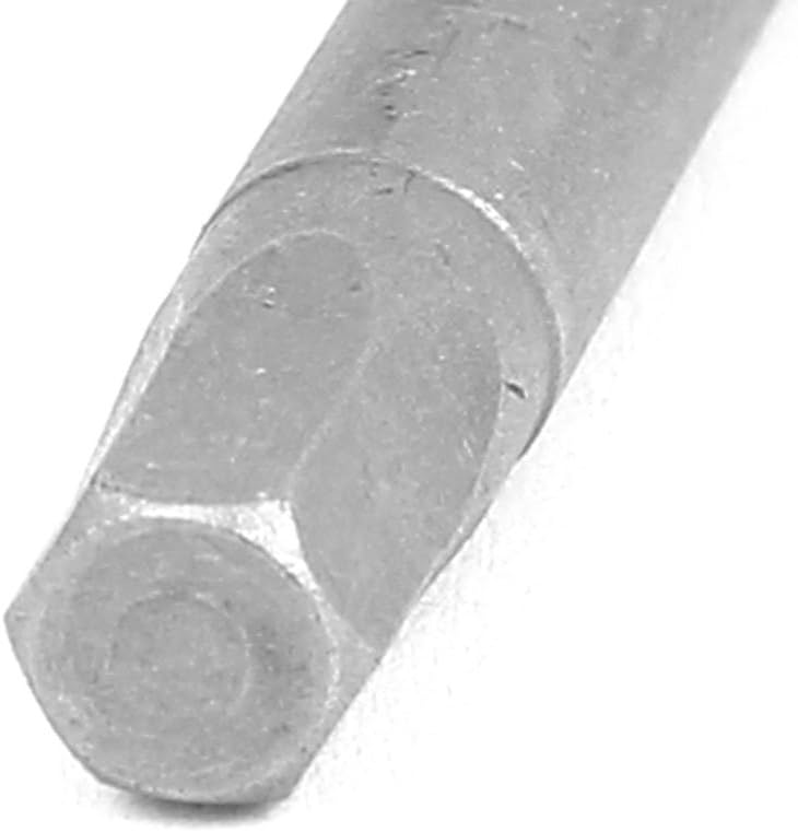 Sourcingmap 200mm Long 1/4" Hex Shank 5mm Hexagonal Tip Magnetic Hexagon Screwdriver Bit, H5 x 200mm - Image 3