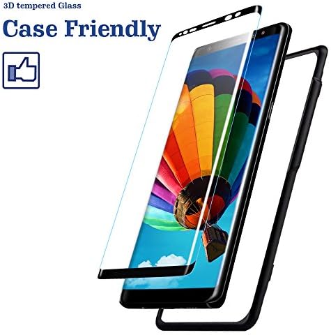 S8 Tempered Glass Screen protector Galaxy S8 screen cover [Case Friendly] Touch Sensitive [with Installation Tray] TANAAB