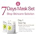 Ariul 7Days Sheet Masks –  Antioxidant & Reduce Inflammation Korean Sheet Mask with Natural Essence for Skincare Routine, 100% Botanical Fiber Mask (Variety Bundle)