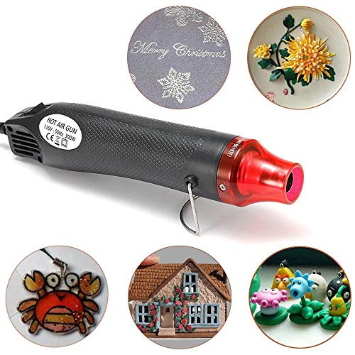 LDK Mini Heat Gun, Electric Phone Repair Tool Compact Hot Air Gun for DIY Shrink Wrap Drying Paint Embossing 110V 300W