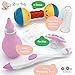 Baby Grooming Kit | Baby Care New Born Healthcare Kits | Nursery Essentials Set for Babies Best Baby Shower and Registry Gifts | Includes Nail Clipper Infant Hair Brush Comb Thermometer | Girl (Pink)