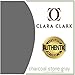Clara Clark Bed Sheets, Premier 1800 Series 4 Piece Bed Sheet Set, Deep Pocket, Wrinkle, Fade, Stain Resistant, Luxury Soft Bedding Sheets & Pillowcases, King, Charcoal Gray