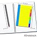 10 Colored bullet journal pens fine point tip markers, 60 Ruled 4 x 6 inches Divider sticky notes with tag (6 Assorted Vibrant Colors), Sticky Journals Page tabs, Organizing School and Office Supplies
