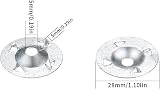 LJHOME 220 Pcs Easy Fix Washers 35mm Galvanised Steel for Insulation Boards view 2