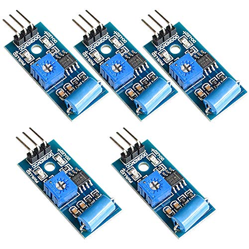 Videopup Sw-420 Normally Closed Vibration Sensor Module Vibration Switch Alarm Sensor Module for Smart Car, Earthquake Alarm, Motorcycle Alarm 5Pcs - Thumbnail 2