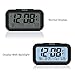 Peakeep Battery Digital Alarm Clock with 2 Alarms for Optional Weekday Mode,Snooze, Night Light (Black)