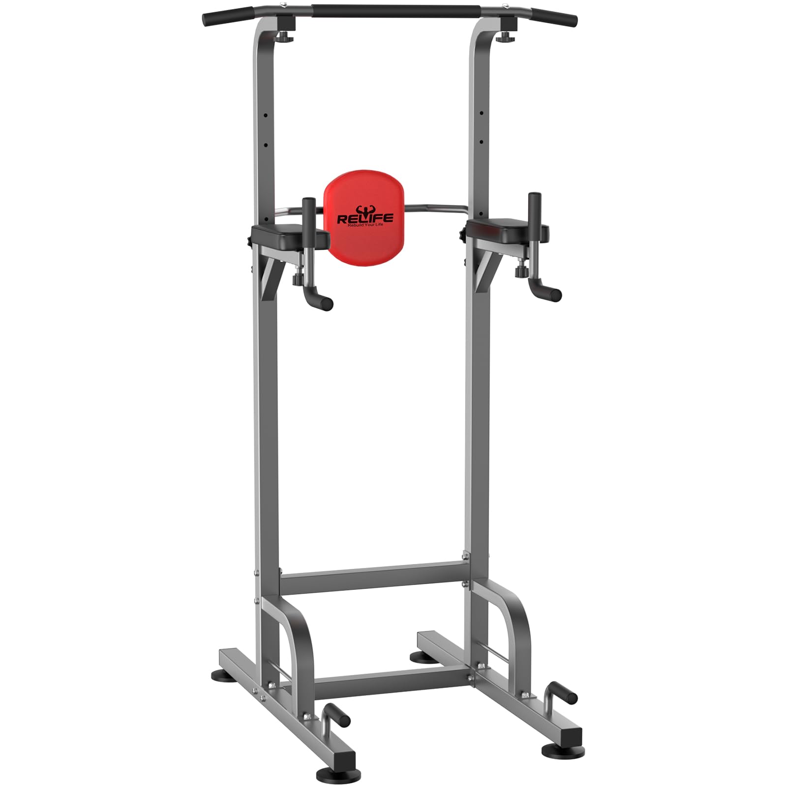 Photo 1 of RELIFE REBUILD YOUR LIFE Power Tower Pull Up Bar Station Workout Dip Station for Home Gym Strength Training Fitness Equipment