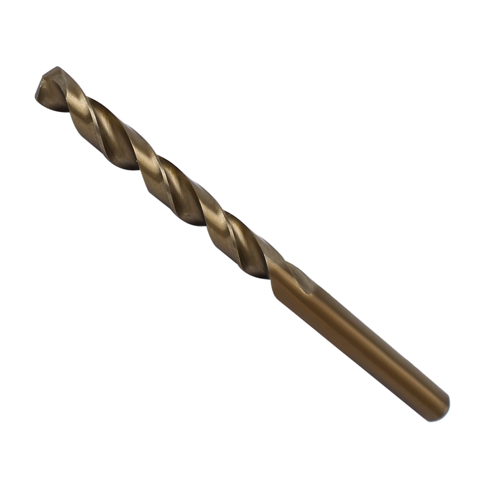 CoCud High Speed Steel Cobalt Twist Drill Bits, 6.4mm Diameter 103mm Length, Straight Twist Jobber Drill Bit - (Applications: for Metal Woodwork Plastic Aluminum)