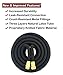 NEW NaturoHose Expandable Garden Hose with 8 Spray Pattern Nozzle. Strongest Expanding Garden Hose on the Market with Triple Layer Latex Core & Latest Improved Extra Strength Fabric Protection