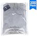 Spartan Industrial || 200 Count - 14" X 20" Self Seal Clear Poly Bags with Suffocation Warning for Packaging, Clothes & FBA (More Sizes Available) - Permanent Adhesive primary